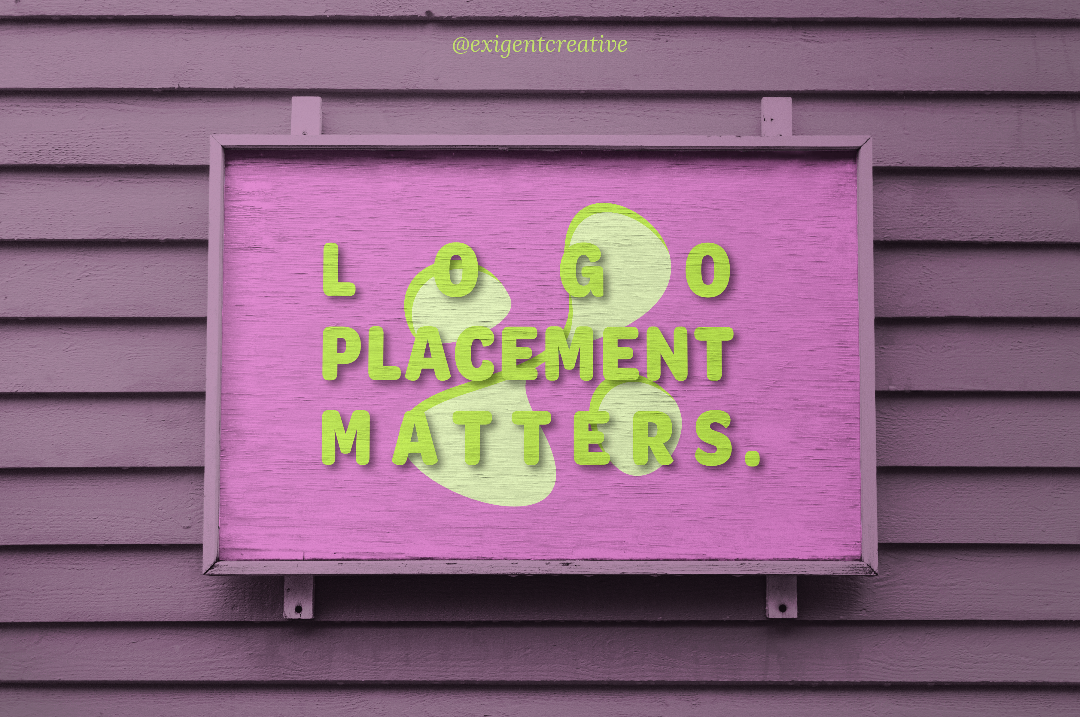 logo placement